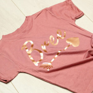 Personalised Mauve T-Shirt