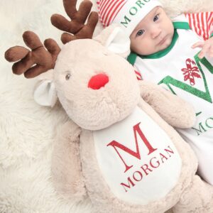 Personalised Large Reindeer Teddy