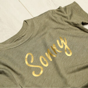 Personalised Olive T-Shirt