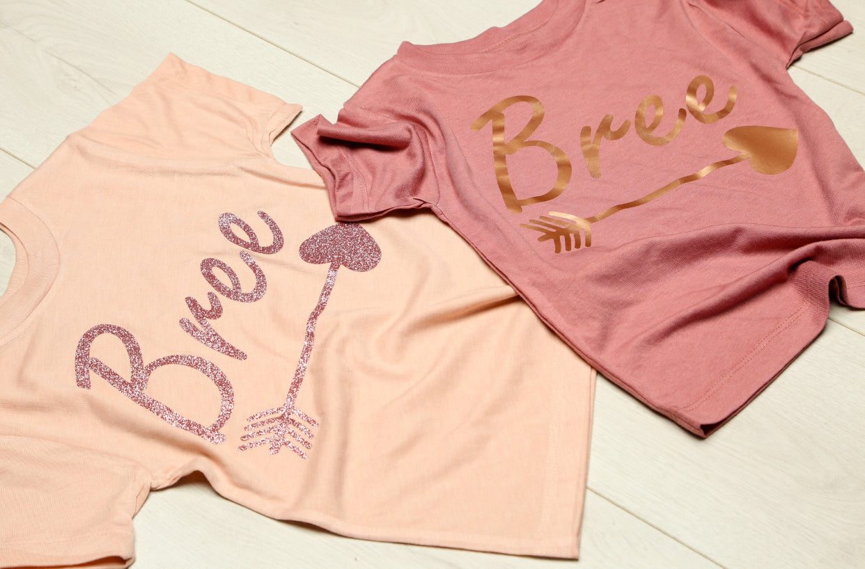 Personalised Peach T-Shirt - Image 3