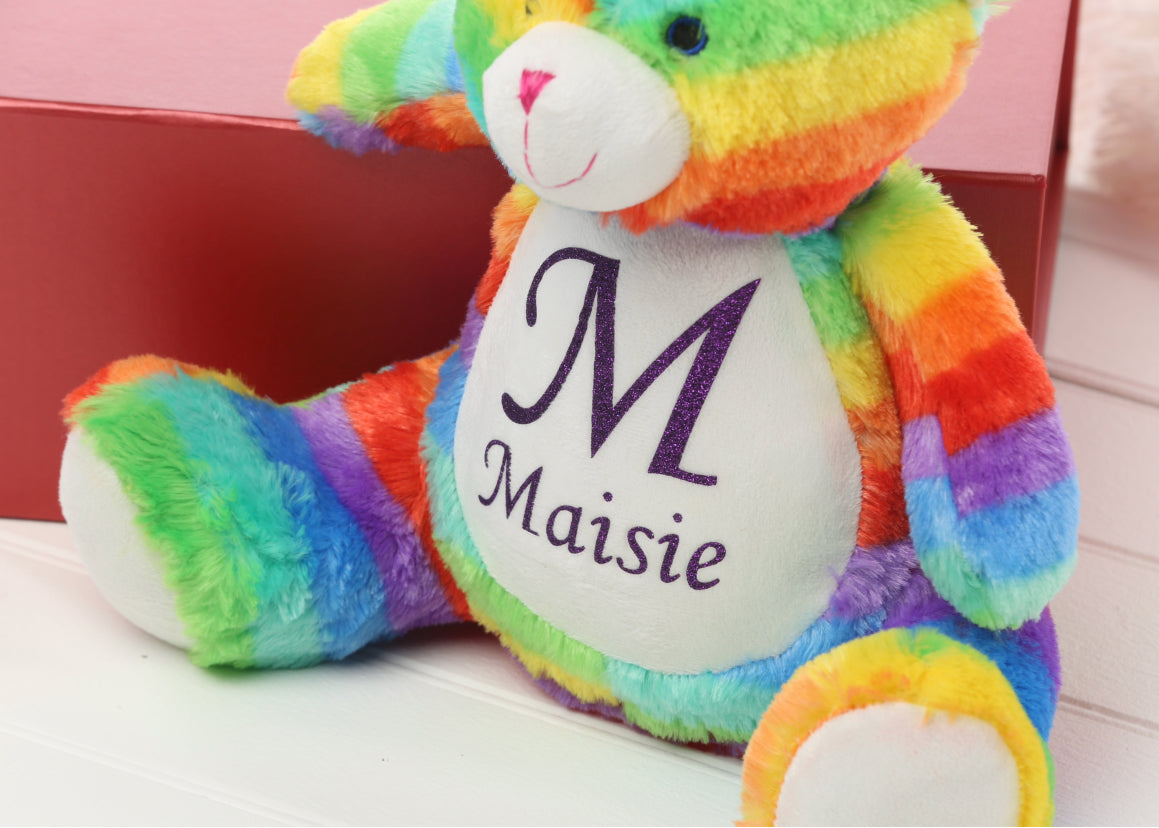 Personalised Rainbow Bear - Image 3