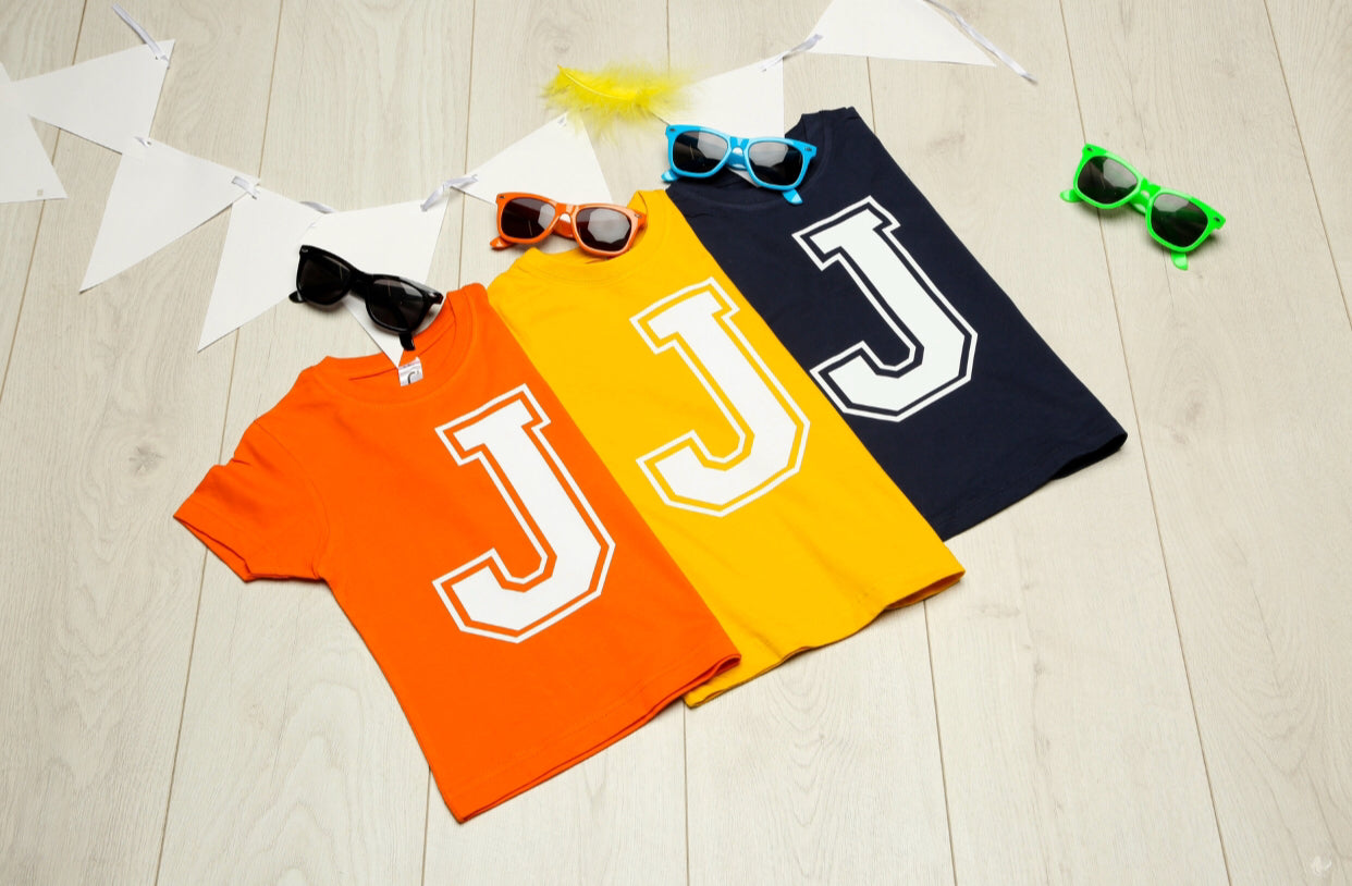 Personalised Yellow Initial T-shirt - Image 3