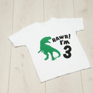 Dinosaur Rawr I’m Birthday T-shirt