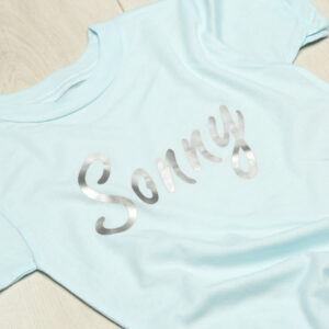 Personalised Ice Blue T-Shirt