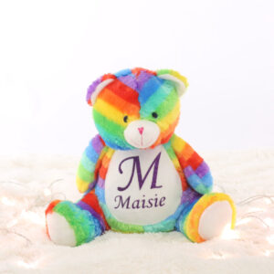 Personalised Rainbow Bear