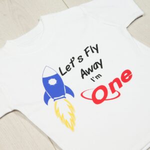 Personalised Let's Fly Away Birthday T-shirt