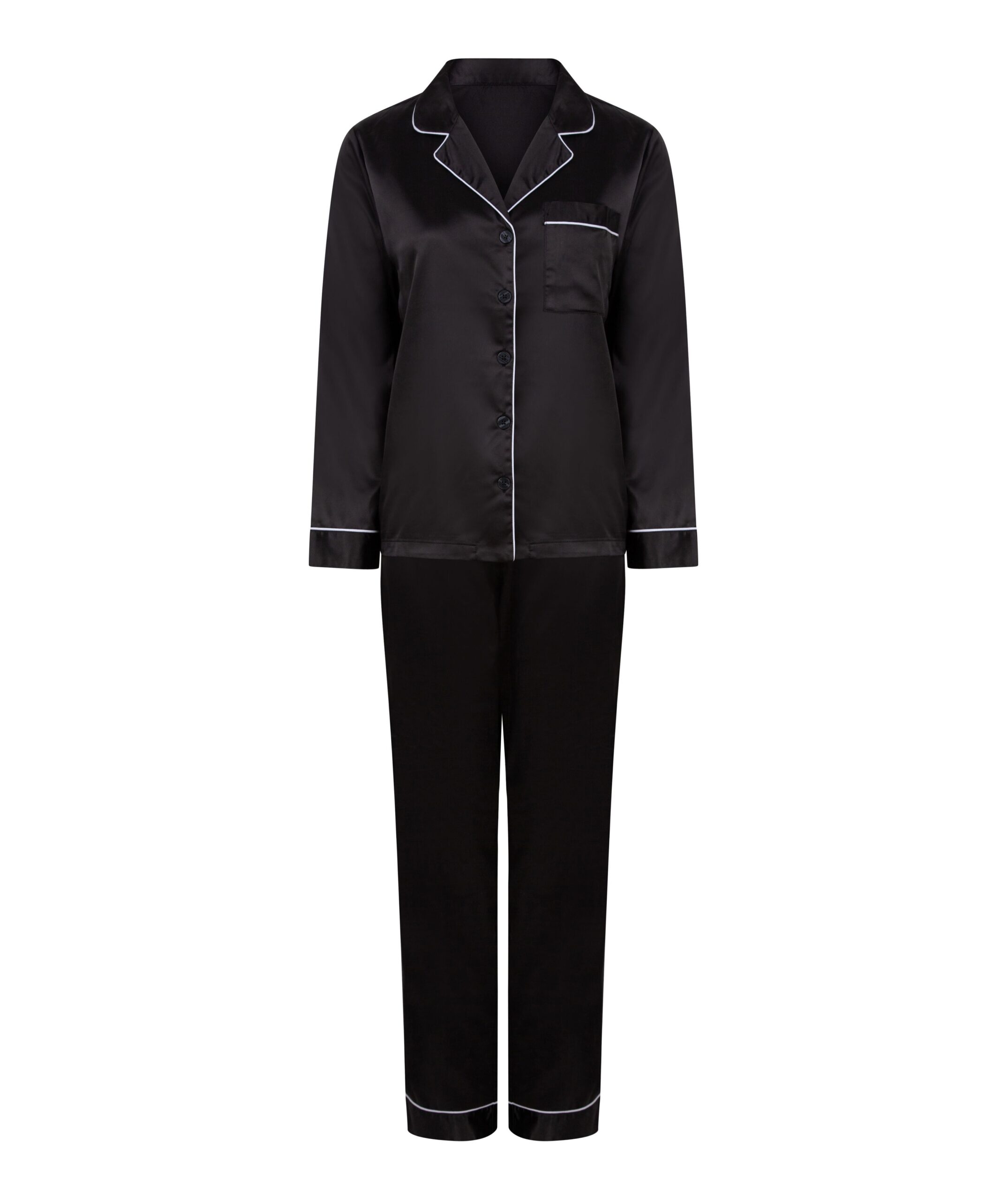 Ladies Luxury Personalised Satin Pyjamas - Image 7