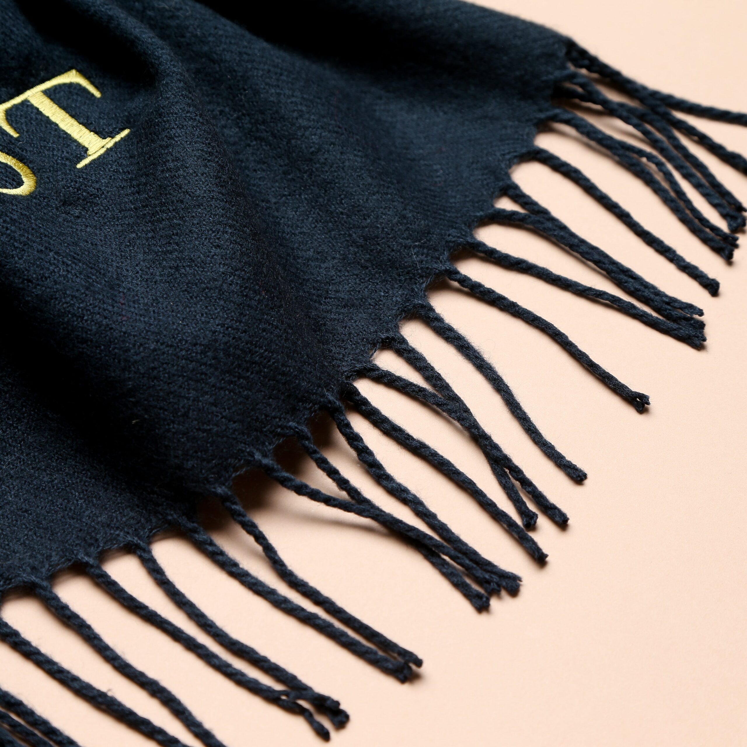 Personalised Navy Adult Woven Scarf - Image 3