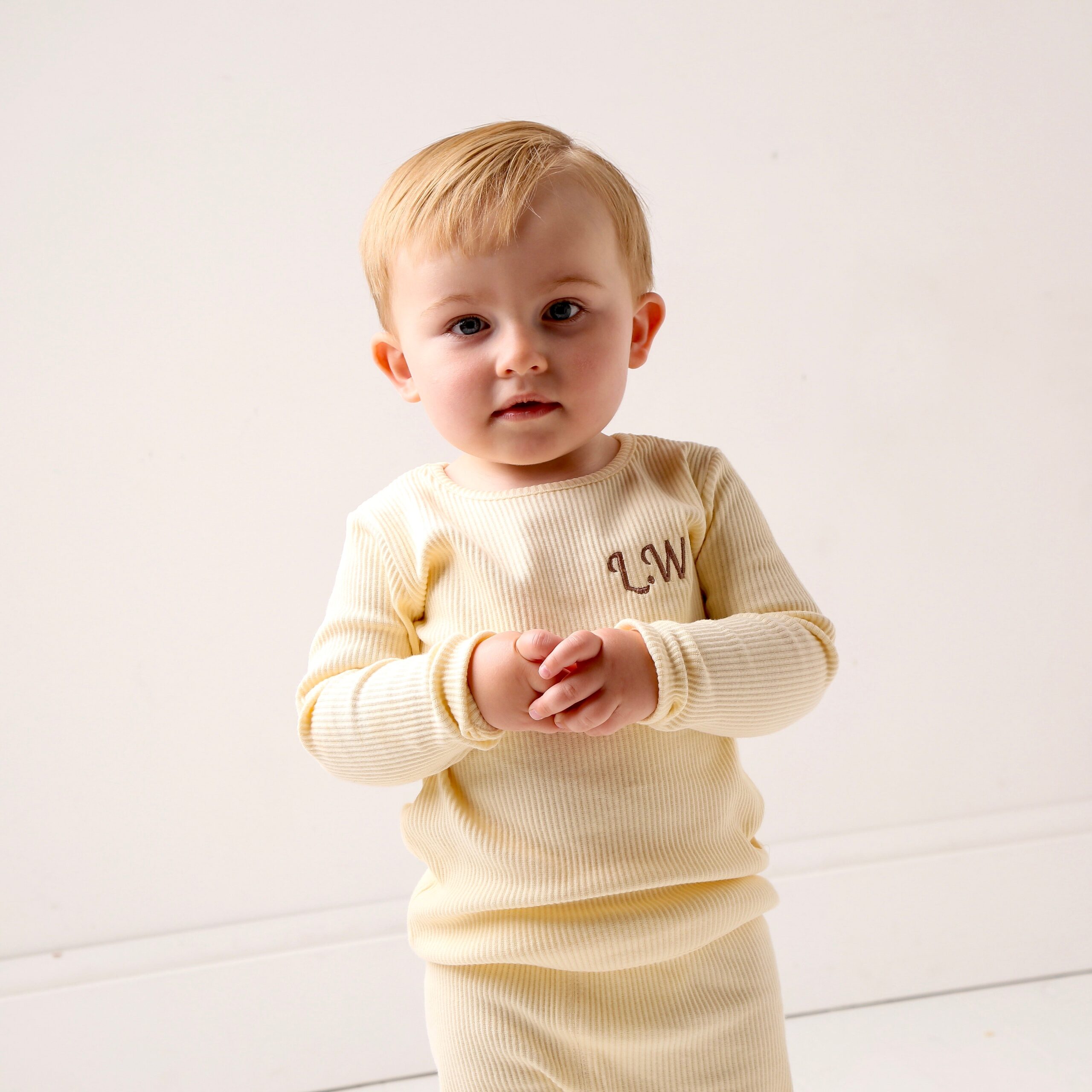 Personalised Vanilla Ribbed Loungewear - Image 5