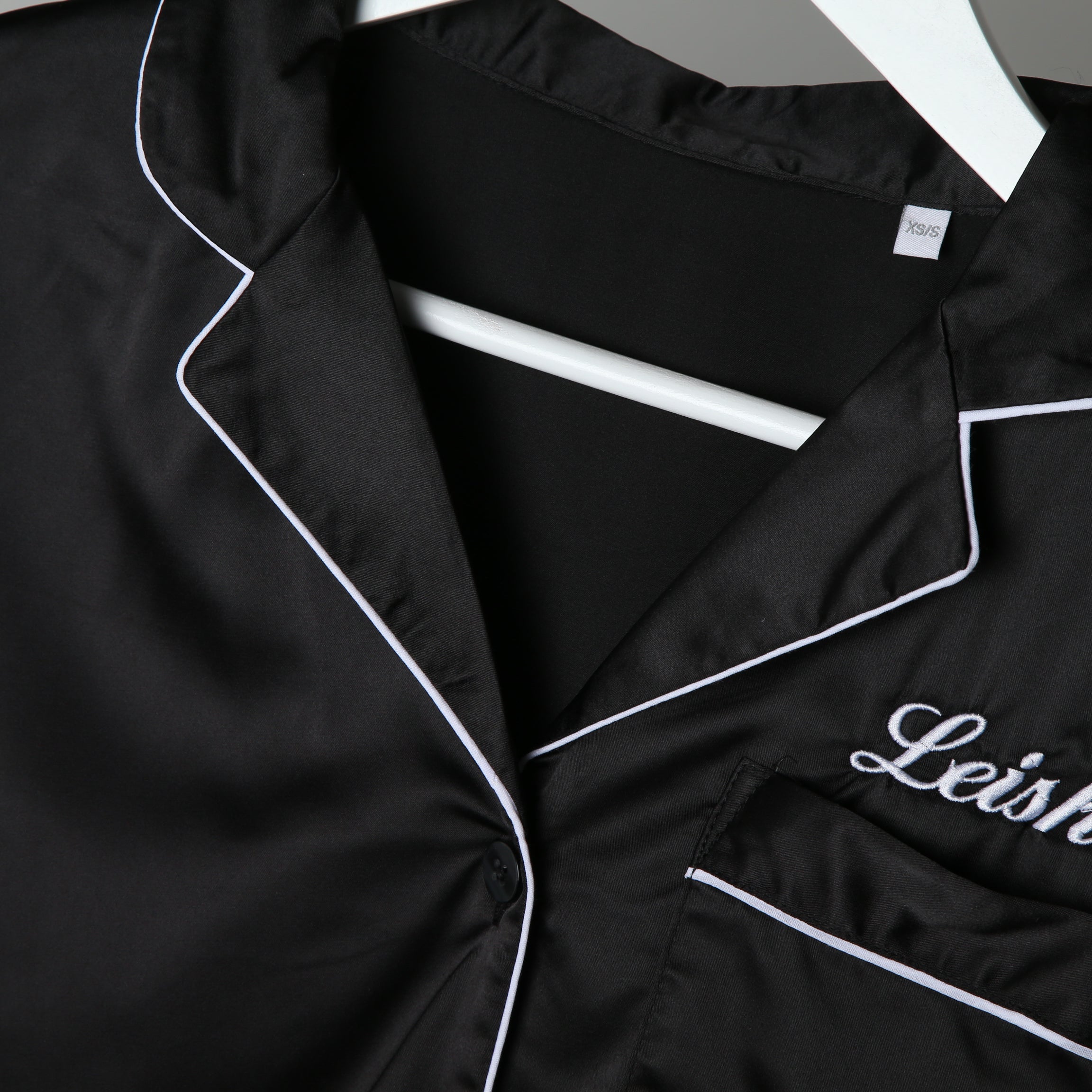 Ladies Luxury Personalised Satin Pyjamas - Image 4