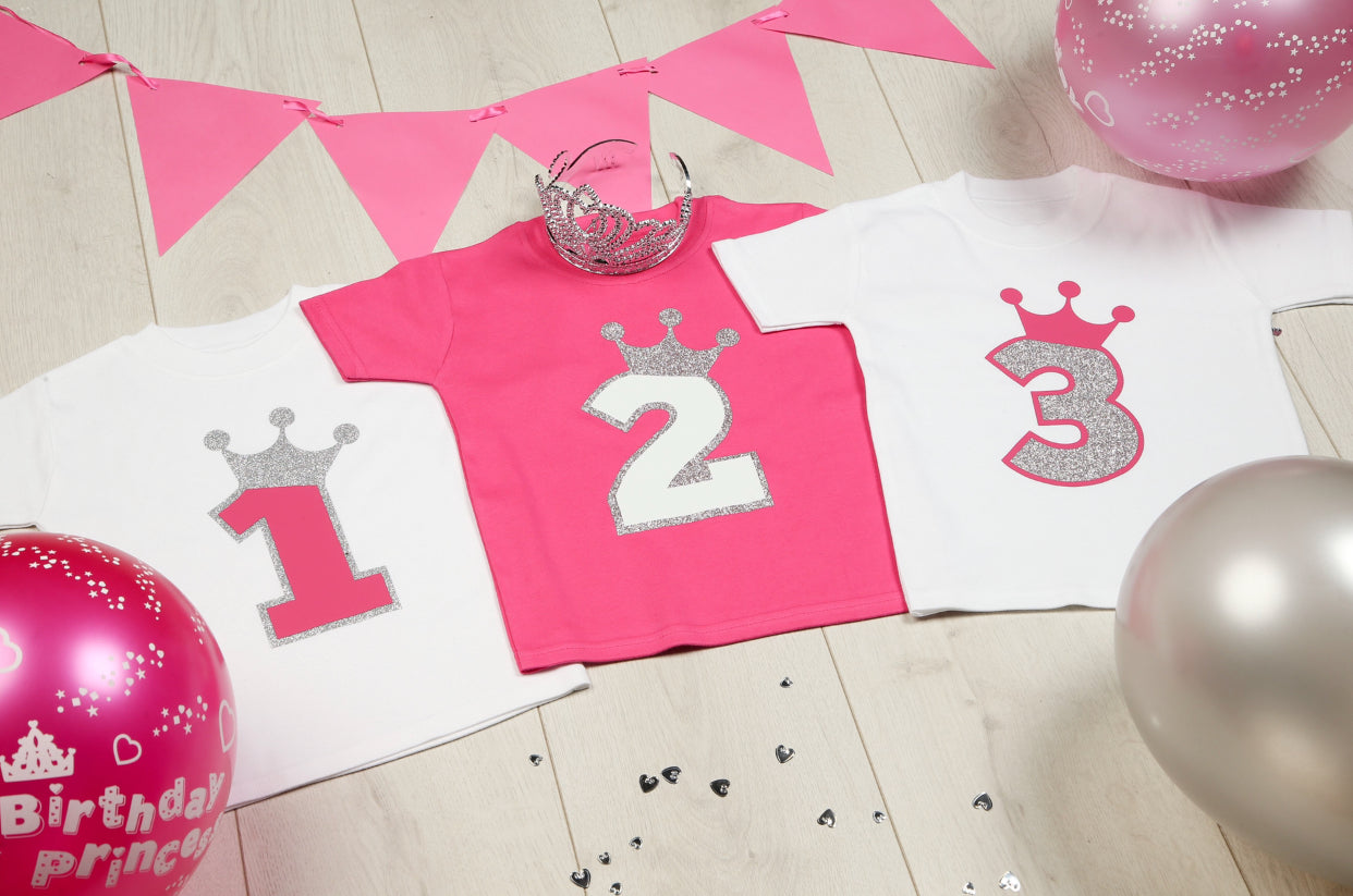 Royal Princess Pink Birthday T-shirt - Image 3