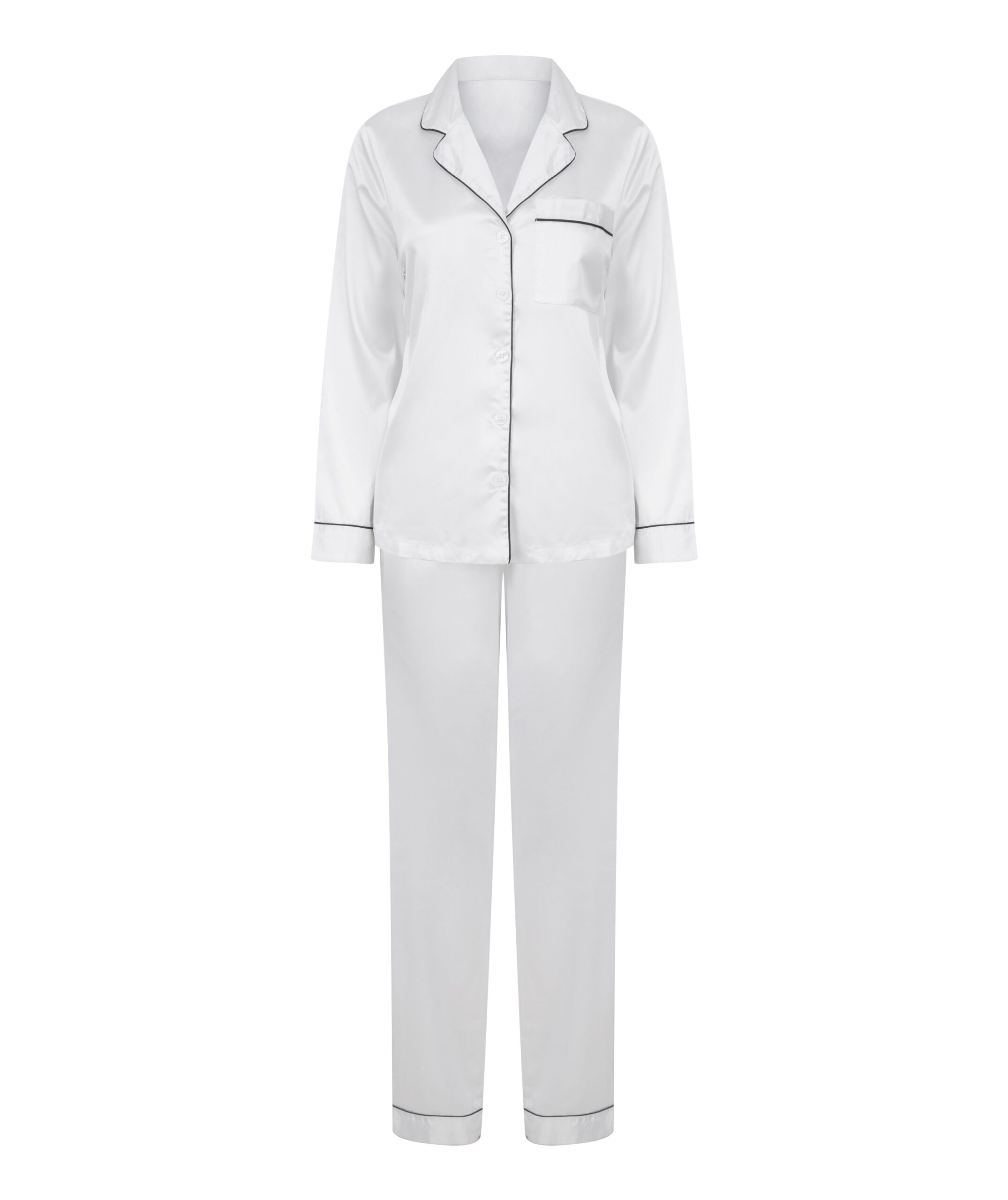 Ladies Luxury Personalised Satin Pyjamas - Image 6