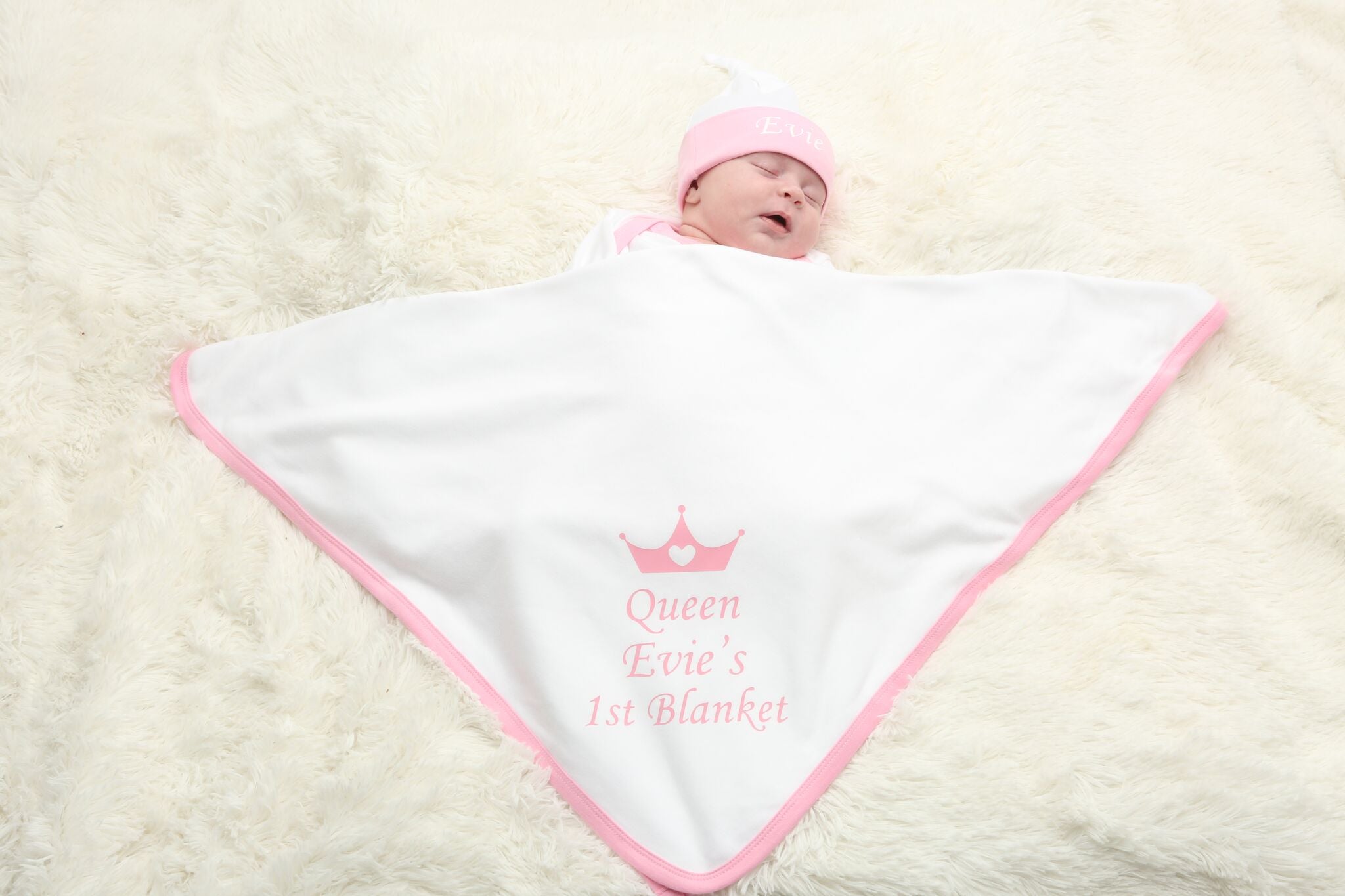 Personalised Pink My 1st Blanket - Image 5