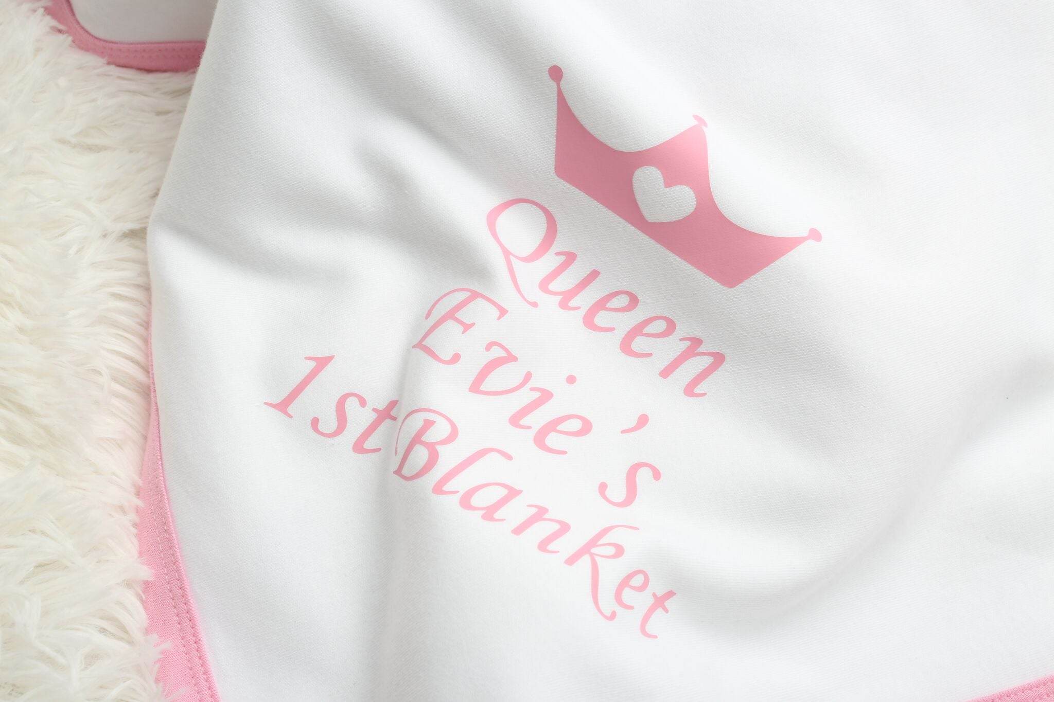 Personalised Pink My 1st Blanket - Image 4