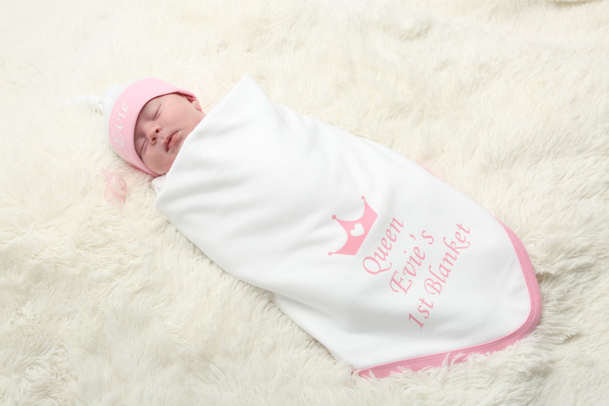Personalised Pink My 1st Blanket - Image 3