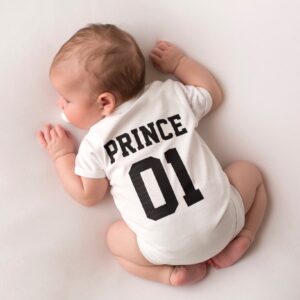 Personalised Royal Prince Baby Vest