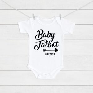 Pregnancy Announcement Baby Name Vest