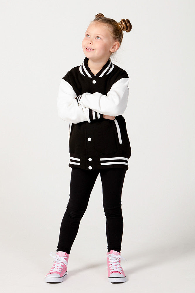 Personalised Black Varsity Jacket - Image 3
