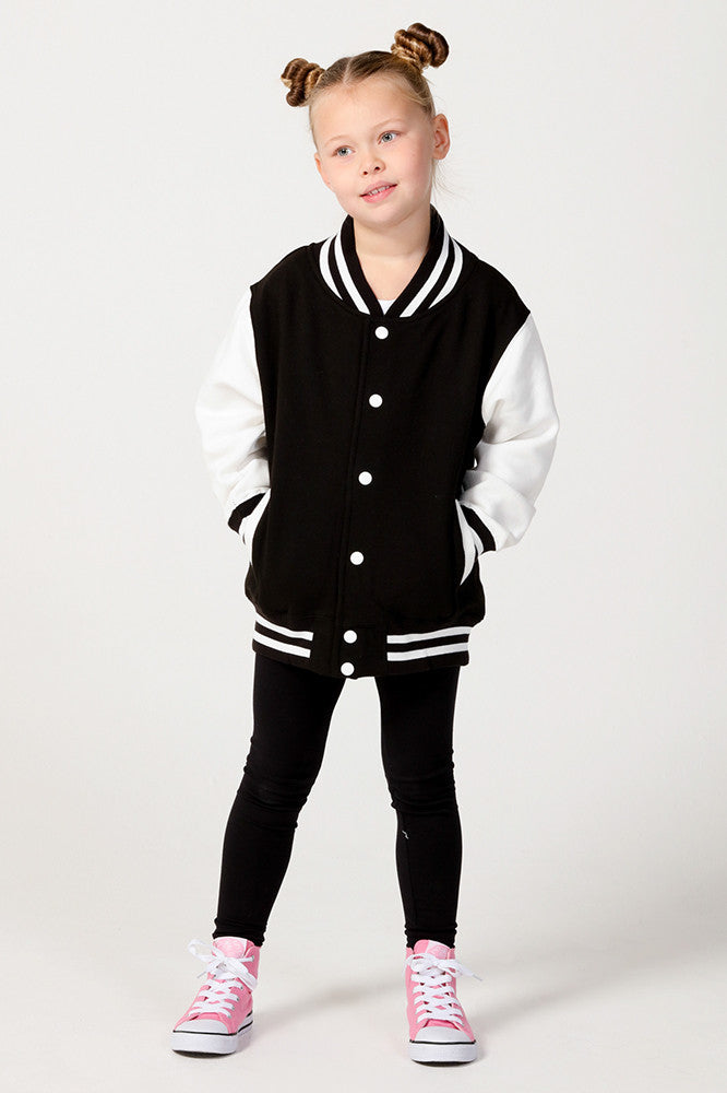 Personalised Black Varsity Jacket - Image 4