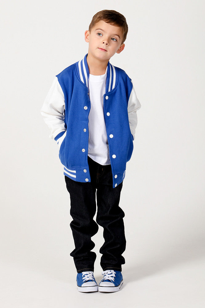 Personalised Royal Blue Varsity Jacket - Image 3