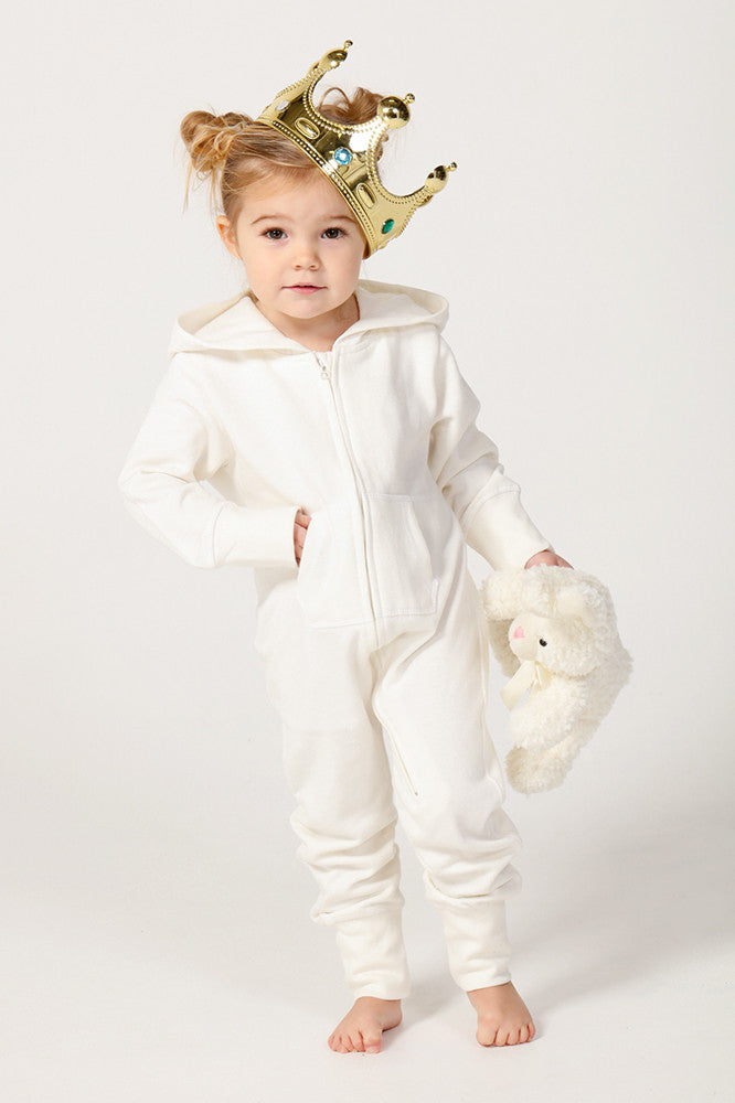 Personalised Angel Wings Baby Onesie Front View Child Posing with Teddy