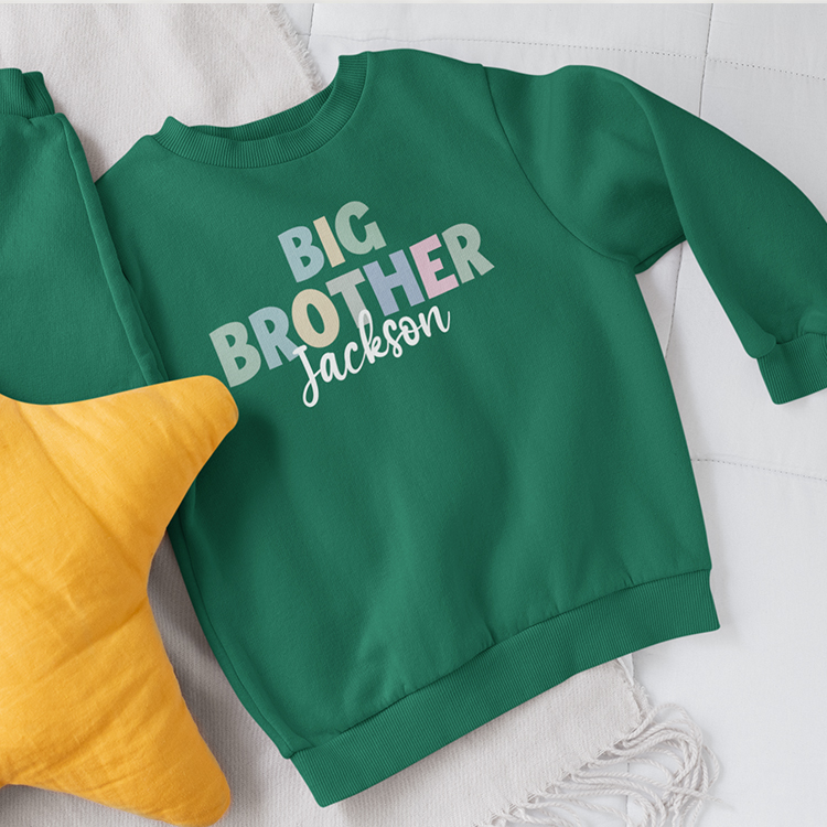 Personalised Big Brother Sweatshirt - Image 3
