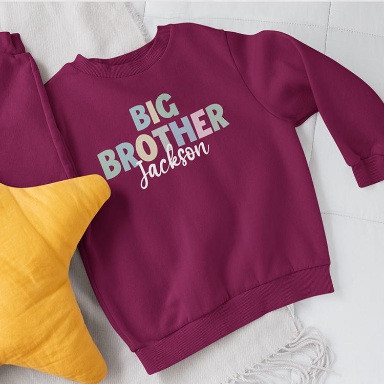 Personalised Big Brother Sweatshirt - Image 4