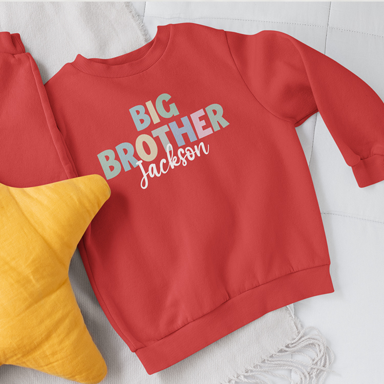 Personalised Big Brother Sweatshirt - Image 7