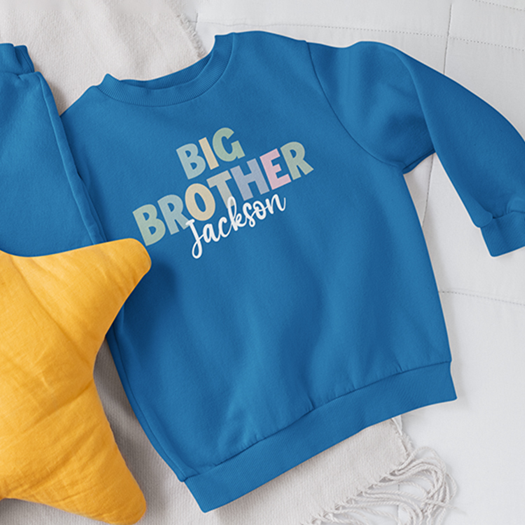 Personalised Big Brother Sweatshirt - Image 8